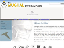 Tablet Screenshot of mughalsurgical.com